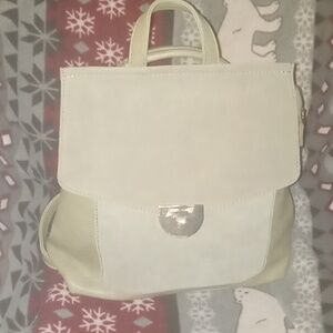 Mode luxe backpack sage/green with adjustable straps